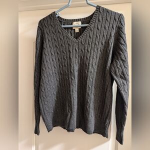 St.John Bay long sleeve sweater.  XL Cotton & Nylon
